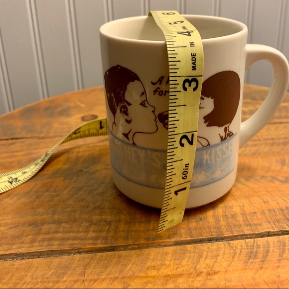 Vintage 70s Hershey’s A Kiss For You Ceramic Mug - Picture 5 of 8